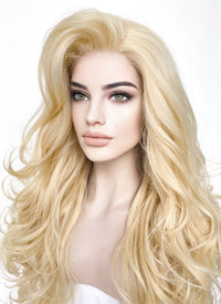 Blonde Wavy Lace Front Synthetic Wig LF5156