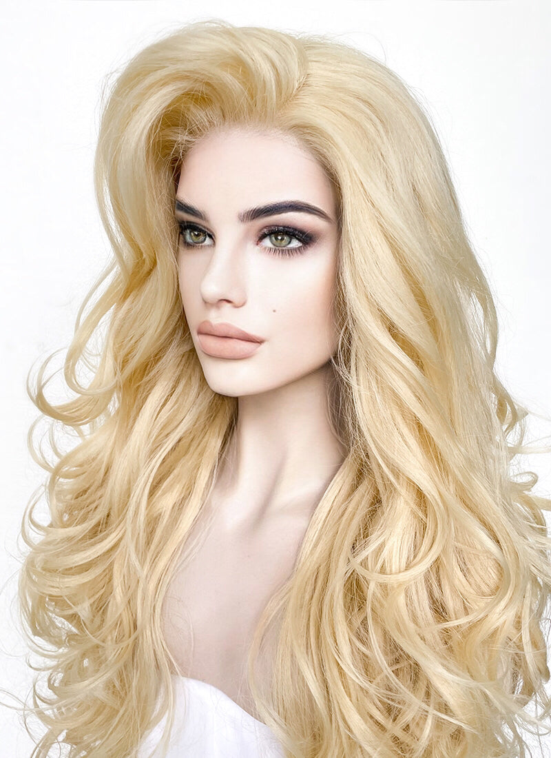 Blonde Wavy Lace Front Synthetic Wig LF5156