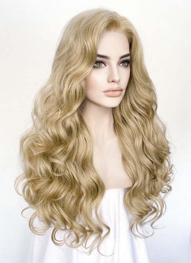 Blonde Wavy Lace Front Synthetic Wig LF5158