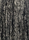 Blonde Mixed Black Curly Lace Front Synthetic Wig LF5160