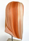 Orange Mixed Blonde Straight Lace Front Synthetic Wig LF5163