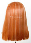 Orange Mixed Blonde Straight Lace Front Synthetic Wig LF5163