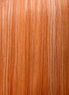 Orange Mixed Blonde Straight Lace Front Synthetic Wig LF5163