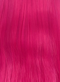 Hot Pink Straight Lace Front Synthetic Hair Wig LF5171