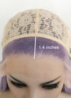 Purple Green Ombre Straight Lace Front Synthetic Wig LF551