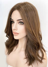 Brunette Wavy Lace Front Kanekalon Synthetic Wig LF6000