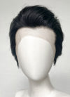 Elvis Black Straight Lace Front Synthetic Wig LF6010