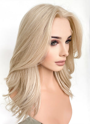 Blonde Wavy Lace Front Kanekalon Synthetic Wig LF6013