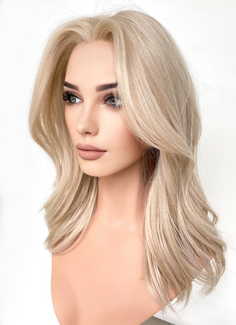 Blonde Wavy Lace Front Kanekalon Synthetic Wig LF6013