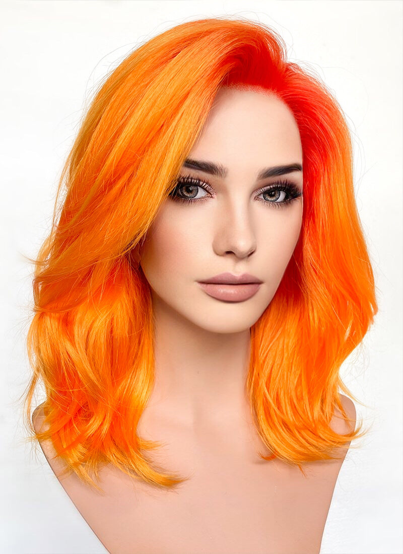 Mixed Orange Lace Front Wig | WigIsFashion – Wig Is Fashion