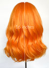 Mixed Orange Wavy Lace Front Synthetic Wig LF6014