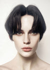 Black Rainbow Color Straight Lace Front Synthetic Wig LF6019