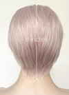 Light Ash Blonde Straight Lace Front Synthetic Men's Wig LF6020