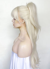 Barbie Platinum Blonde Straight Lace Front Synthetic Wig LF6022