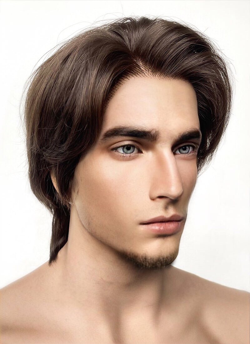 Tangled Flynn Rider Brunette Straight Lace Front Synthetic Men's Wig LF6031