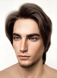 Tangled Flynn Rider Brunette Straight Lace Front Synthetic Men's Wig LF6031