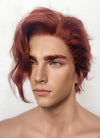 The Arcana: A Mystic Romance Julian Devorak Auburn Wavy Lace Front Synthetic Men's Wig LF6035