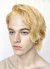 The Hunger Games: The Ballad of Songbirds & Snakes Coriolanus Snow Blonde Wavy Lace Front Synthetic Men's Wig LF6043