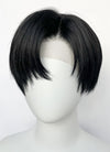Jet Black Straight Lace Front Synthetic Men's Wig LF6050