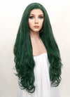 Wavy Deep Sea Green Lace Front Synthetic Wig LF667V