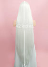 Straight Yaki White Lace Front Synthetic Wig LF701B