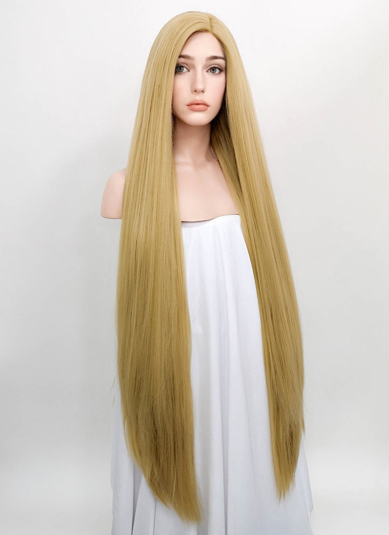 Straight Yaki Blonde Lace Wig CLF701S (Customisable)