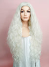 White Curly Lace Front Synthetic Wig LF741B