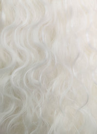 White Wavy Lace Front Synthetic Wig LF741B