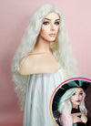 White Wavy Lace Front Synthetic Wig LF741B