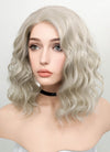 Pastel Blonde Wavy Bob Lace Front Synthetic Wig LF831B