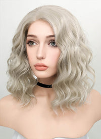 Pastel Blonde Wavy Bob Lace Front Synthetic Wig LF831B