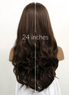 Brunette Wavy Lace Front Synthetic Wig LFB117