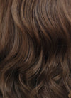 Dark Brown Wavy Lace Front Synthetic Wig LFB1265