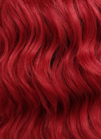 Red Wavy Lace Front Synthetic Wig LFB408