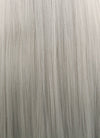 Straight Yaki Silver Grey Lace Front Synthetic Wig LF624N