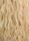 Light Blonde Curly Lace Front Synthetic Wig LFK5514