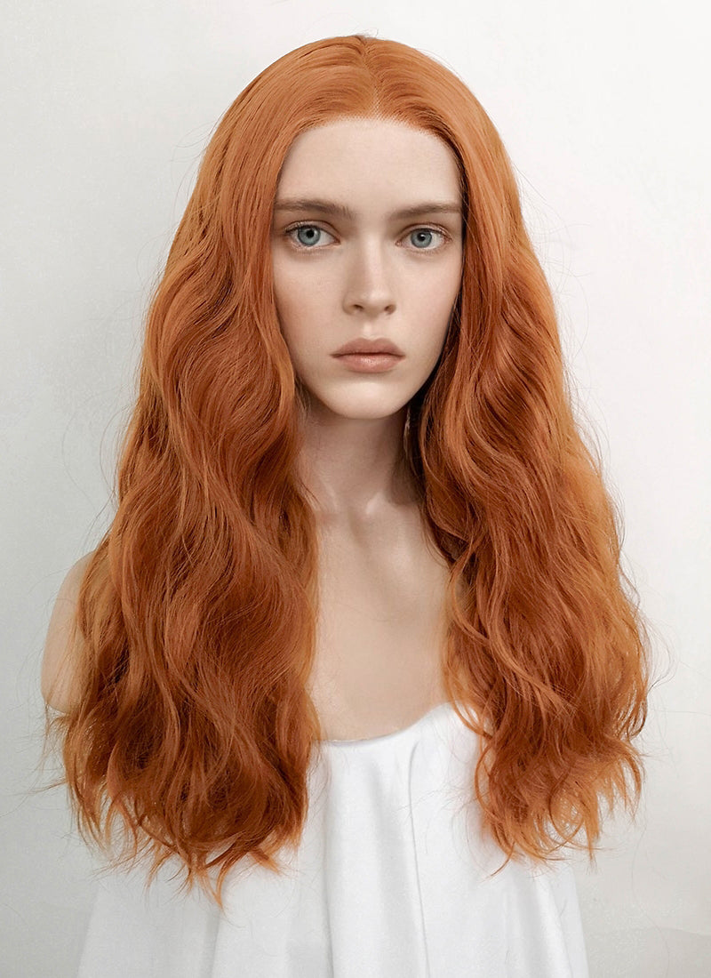 Stranger Things Max Mayfield Ginger Wavy Lace Front Wig