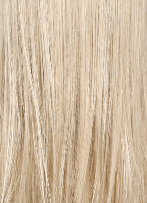 Ash Blonde Straight Lace Front Synthetic Wig LFK5536A
