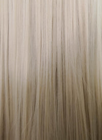 Ash Blonde Straight Lace Front Synthetic Wig LFK5536