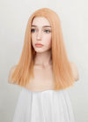 Pastel Orange Straight Lace Front Synthetic Wig LFK5538