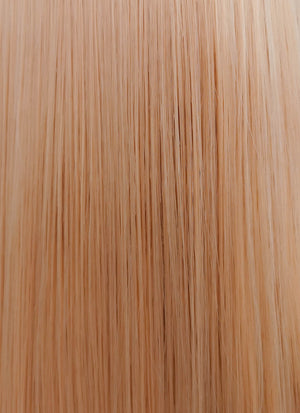 Pastel Orange Straight Lace Front Synthetic Wig LFK5538