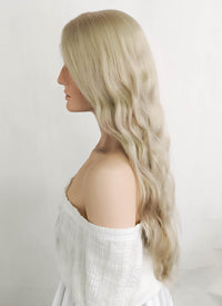 The Lord of the Rings The Rings of Power Galadriel Ash Blonde Wavy Lace Front Synthetic Wig LFK5539