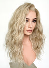 Blonde Wavy Lace Front Synthetic Wig LFK5544