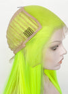 Neon Green Straight  13" x 6" Lace Top Synthetic Wig LFS020