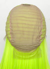 Neon Green Straight  13" x 6" Lace Top Synthetic Wig LFS020