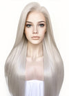 Ash Blonde Straight 13" x 6" Lace Top Kanekalon Synthetic Hair Wig LFS029