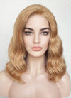 Golden Blonde Wavy Lace Front Synthetic Wig LF1266