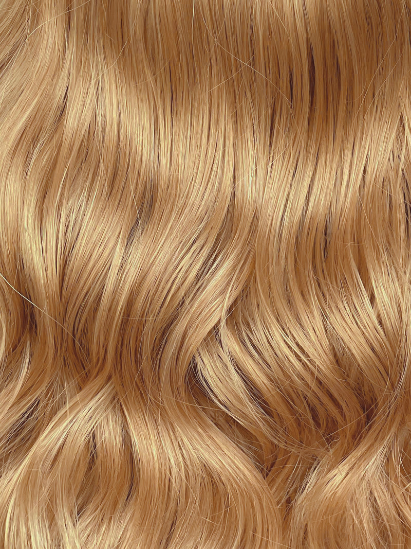 Golden Blonde Wavy Lace Front Synthetic Wig LF1266