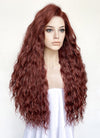 Reddish Brown Curly Lace Front Synthetic Wig LN6027