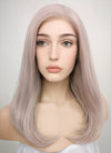 Pastel Pale Plum Straight Lace Front Synthetic Wig LW1514A